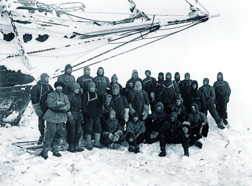 Photograph of the 'Endurance' crew
